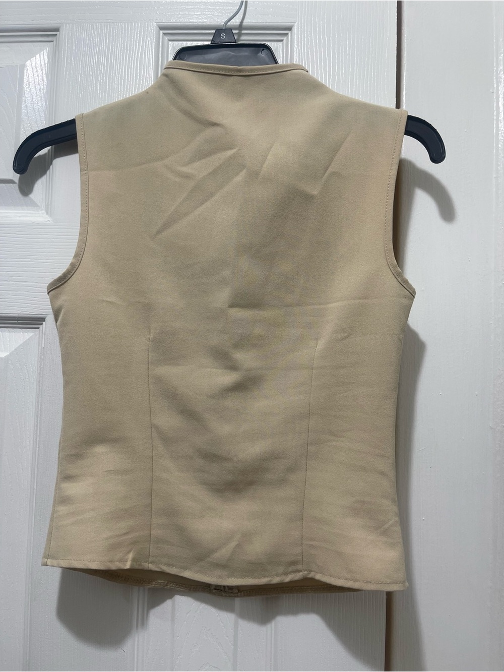 PrettyLittleThing Neutral Cream Sleeveless Top